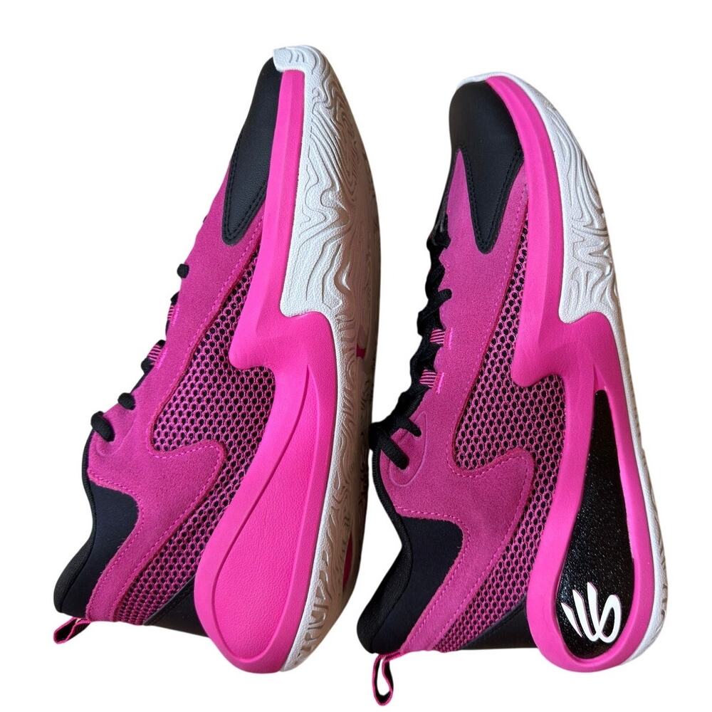 Under Armour Curry Unisex Basketball Shoes Pink Black Men 10 Women 11.5 NWB - Picture 4 of 10